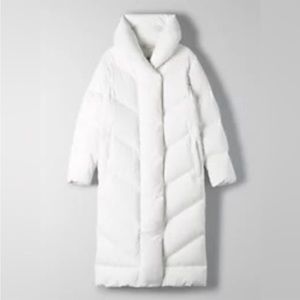 Aritzia Duvet Puffer White